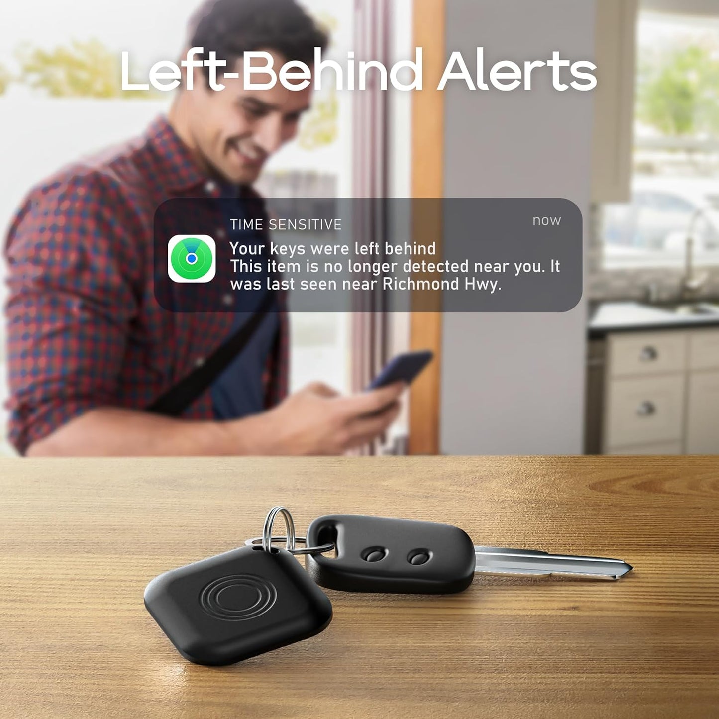Smart GPS Luggage Tracker for Bags, Backpacks, Suitcases, and Wallets