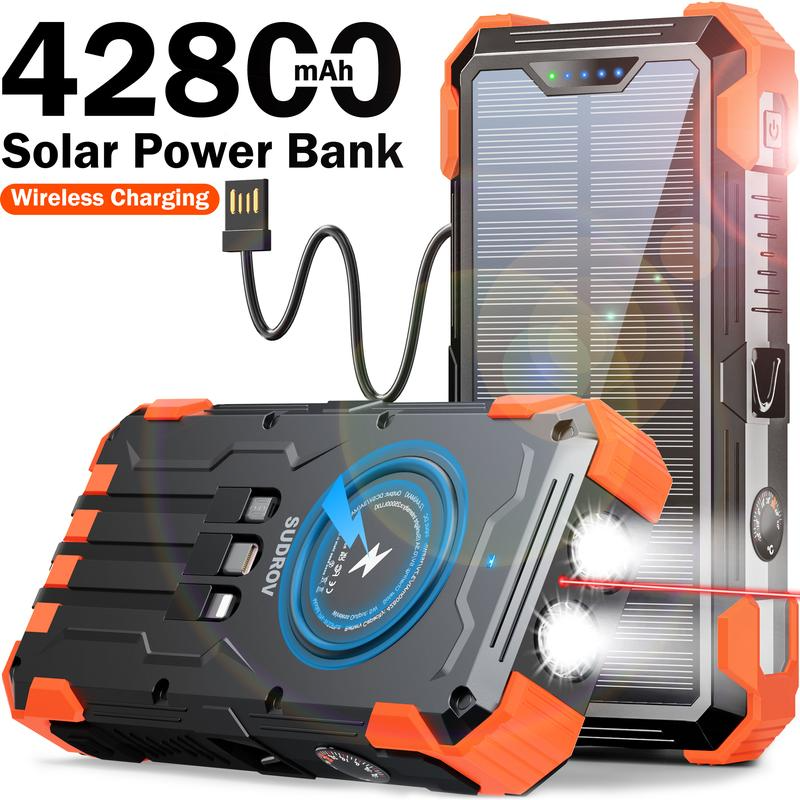 Wireless USB-C Power Bank 42800mAh