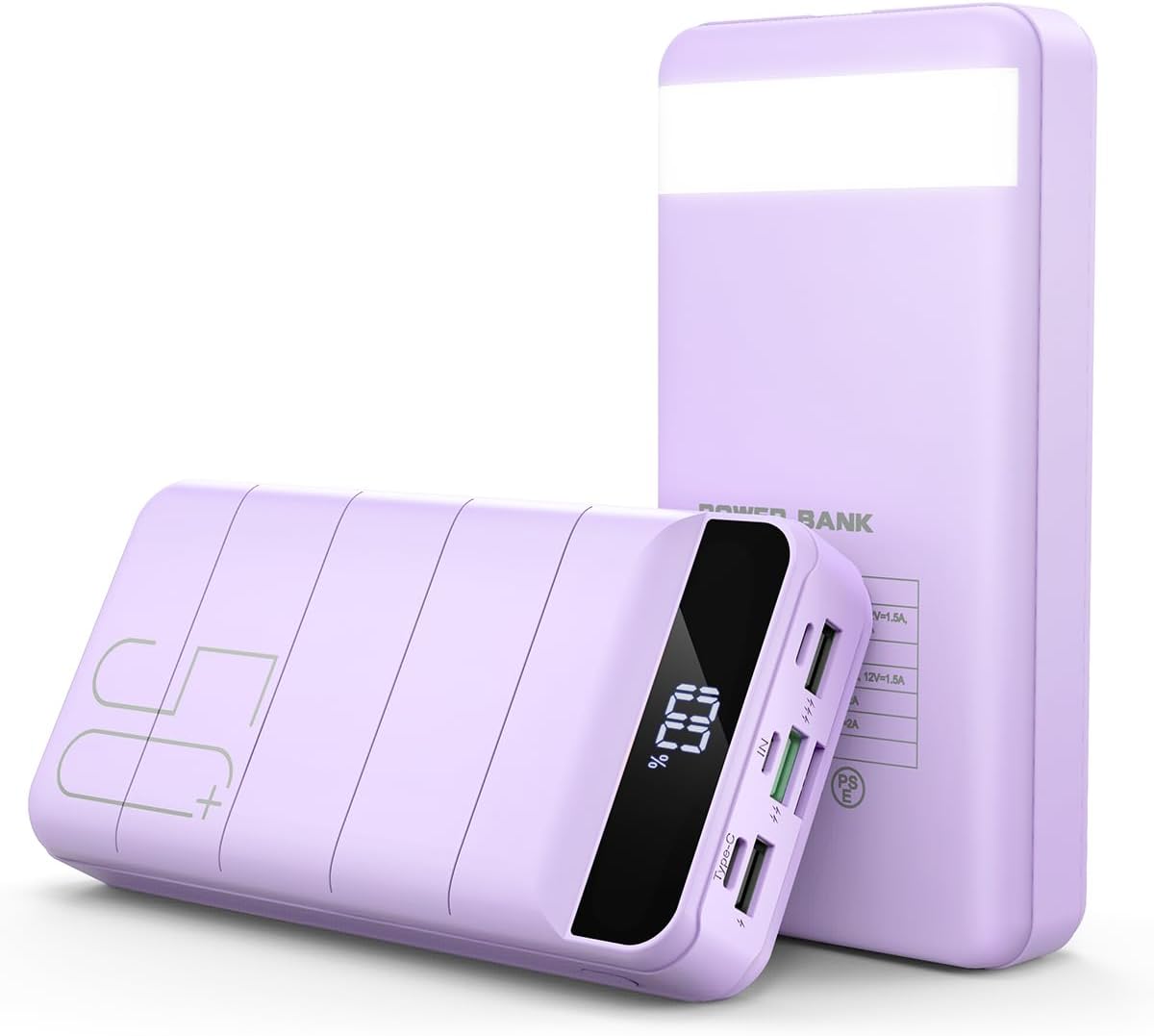 Power Bank 50000mAh 22.5W Fast Charge USB-C Portable Charger
