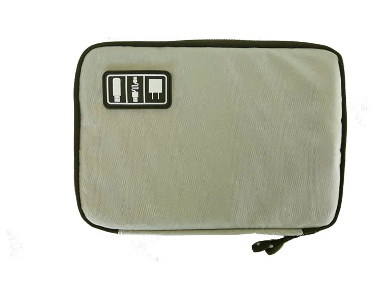 Travel Cable Organizer Case for USB, Earphones, Power Bank, and Gadgets