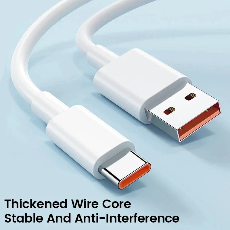 67W Ultra Fast US Plug Charger for Xiaomi 10T-13T & POCO X4-X5 with Type-C Cable