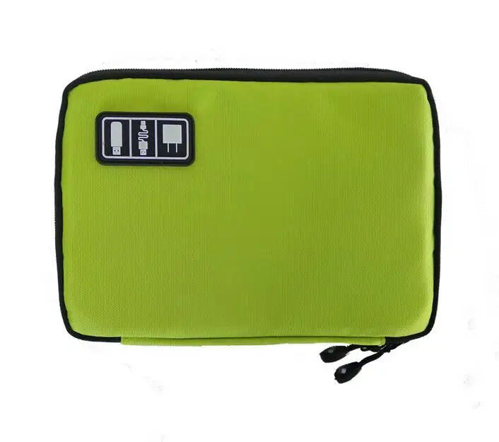 Travel Cable Organizer Case for USB, Earphones, Power Bank, and Gadgets