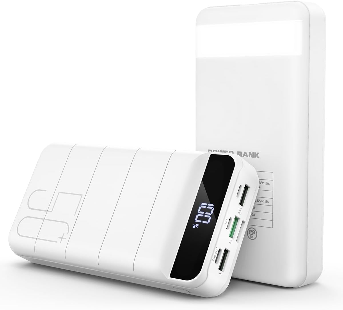 Power Bank 50000mAh 22.5W Fast Charge USB-C Portable Charger