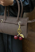 Cherry Bag Charm Keychain