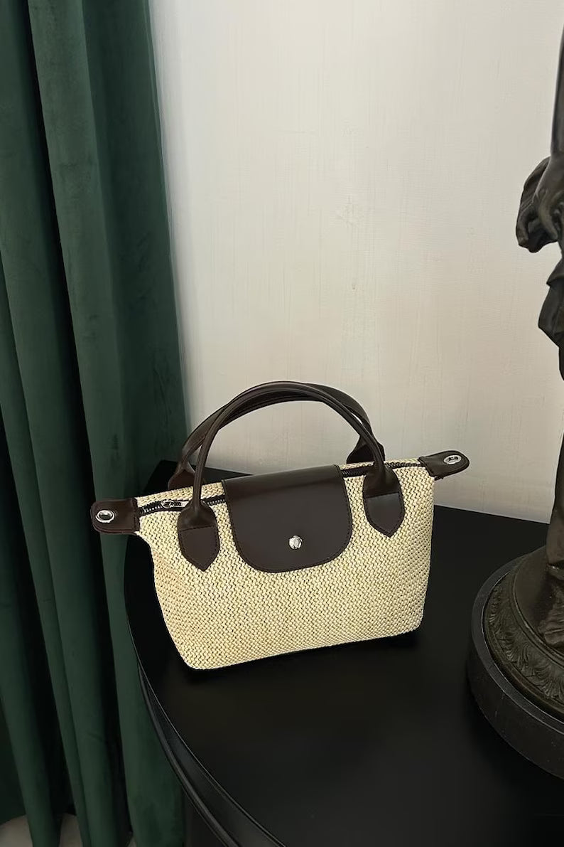 Mini Raffia 3-Way Crossbody Summer Bag